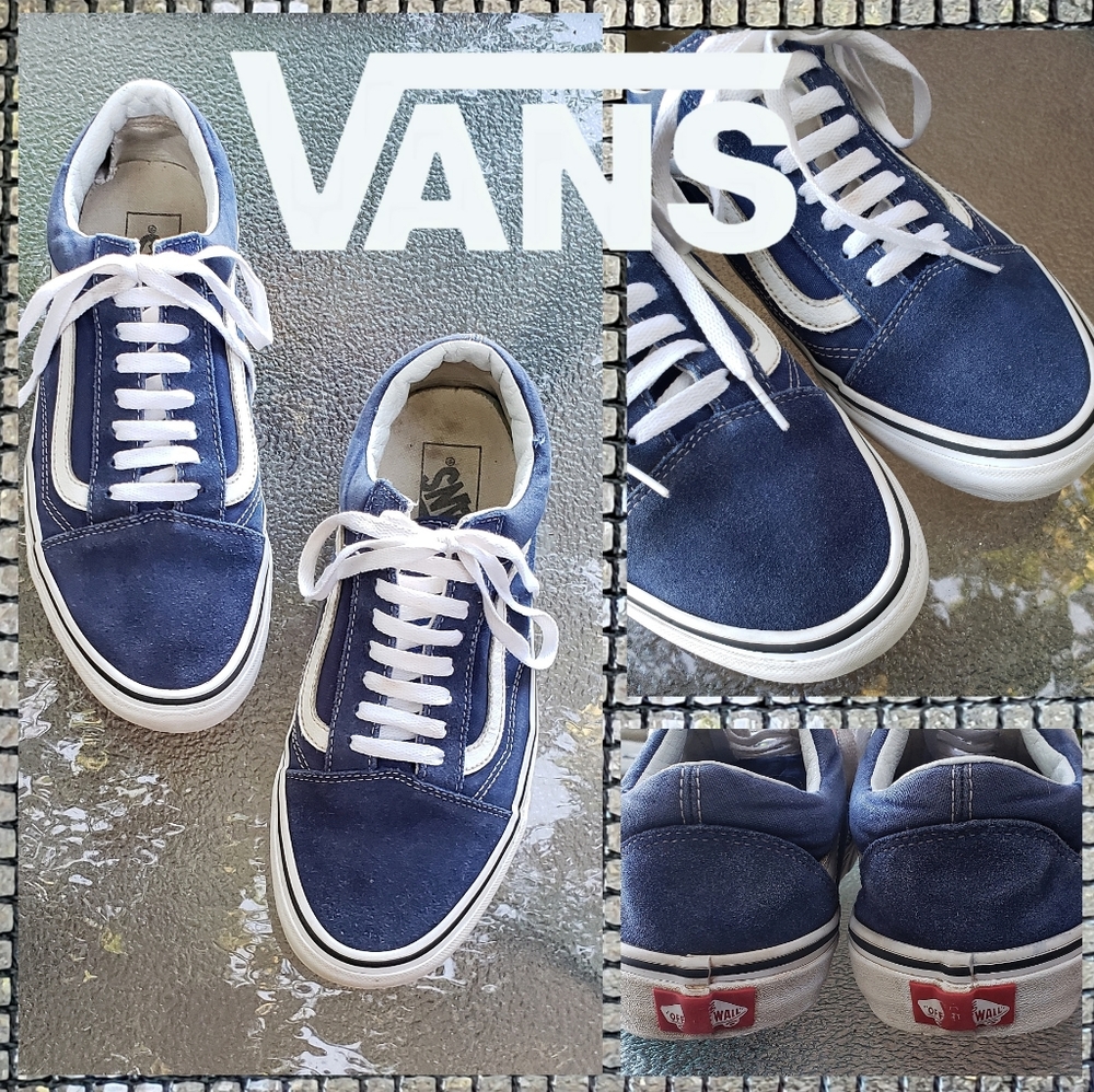 Vans Old Skool Suede/Canvas Lace-Up Sneakers